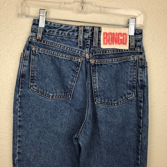 Vintage Y2k Bongo Blue High Rise Cropped Jeans - Picture 9 of 13